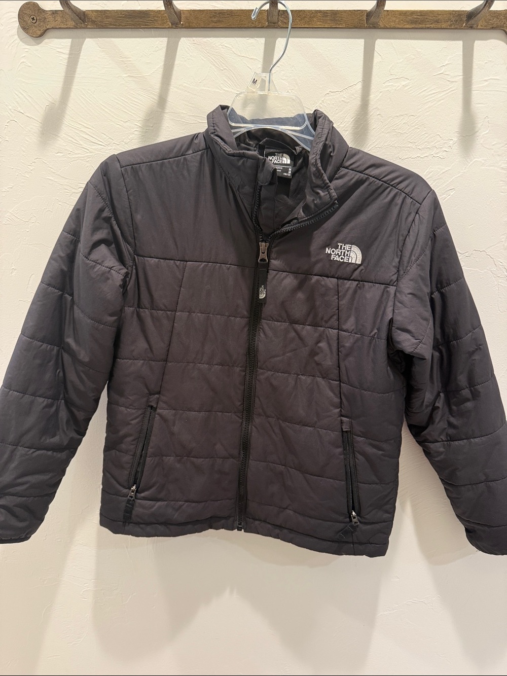 The North Face Boys Quilted Black Insulated Puffer Jacket